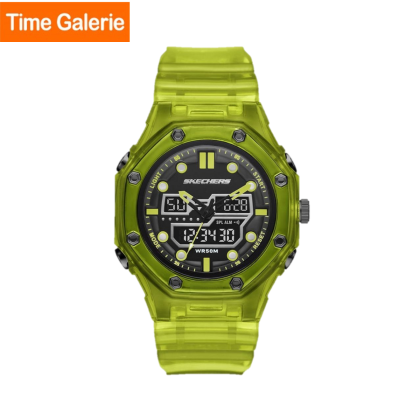Skechers Gent SR1168 Analog-Digital Green Quartz Watch